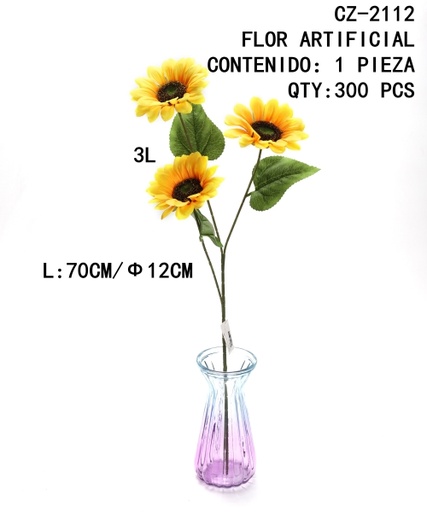 [CZ-2112[300PZS/CAJA]] [CZ-2112]FLOR ARTIFICIAL 