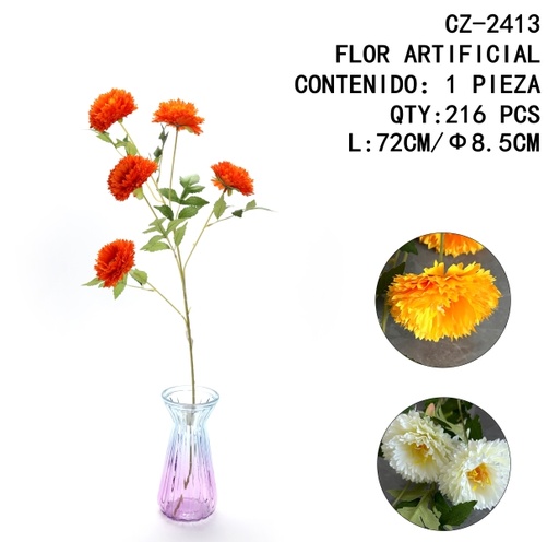 [CZ-2413[216PZS/CAJA]] [CZ-2413]FLOR ARTIFICIAL 