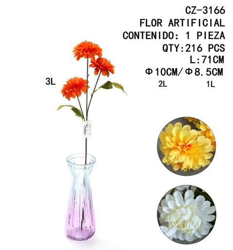 [CZ-3166[216PZS/CAJA]] [CZ-3166]FLOR ARTIFICIAL 