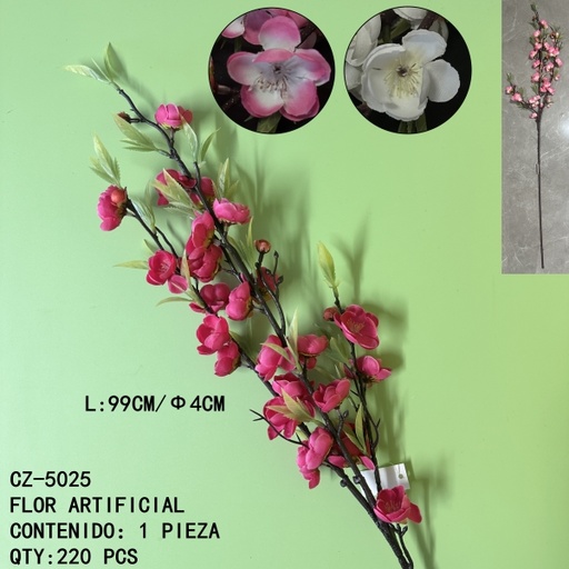 [CZ-5025[220PZS/CAJA]] [CZ-5025]FLOR ARTIFICIAL 