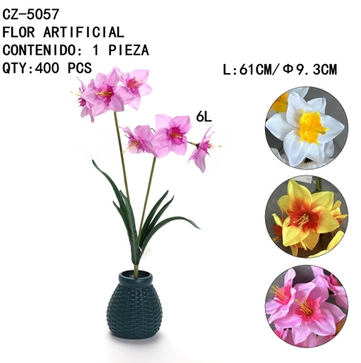 [CZ-5057[400PZS/CAJA]] [CZ-5057]FLOR ARTIFICIAL 