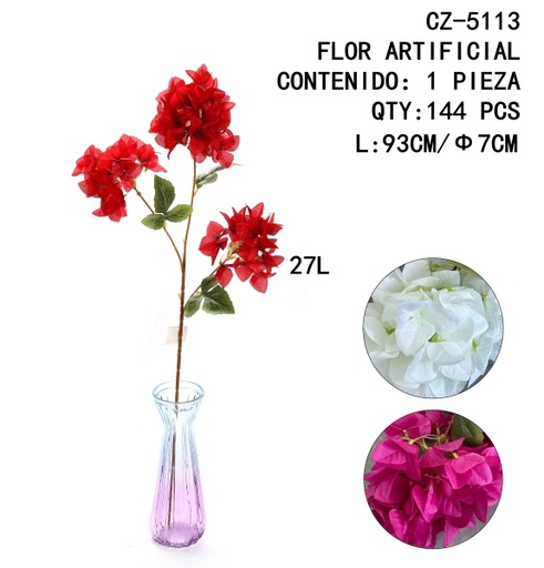 [CZ-5113[144PZS/CAJA]] [CZ-5113]FLOR ARTIFICIAL 