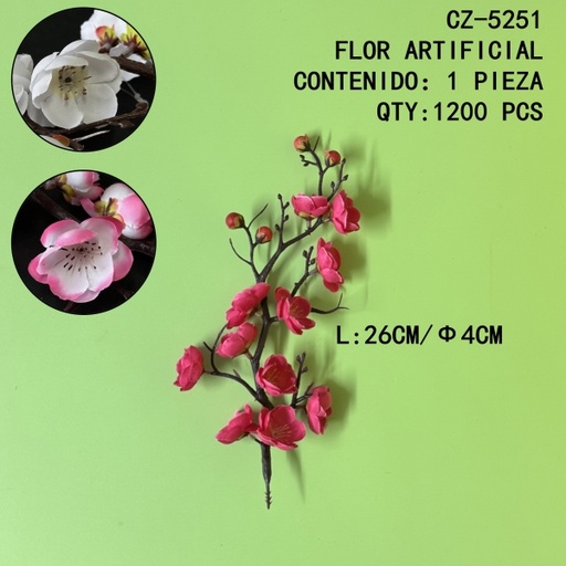 [CZ-5251[1200PZS/CAJA]] [CZ-5251]FLOR ARTIFICIAL 