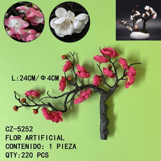 [CZ-5252[220PZS/CAJA]] [CZ-5252]FLOR ARTIFICIAL 