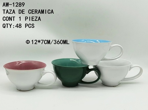 [AW-1289[48PZS/CAJA]] [AW-1289]TAZA DE CERAMICA 