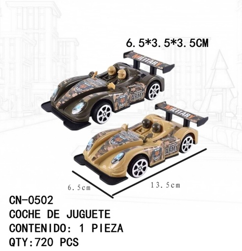 [CN-0502[720PZS/CAJA]] [CN-0502]COCHE DE JUGUETE 