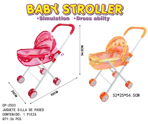 [CP-2503[36PZS/CAJA]] [CP-2503]JUGUETE SILLA DE PASEO 