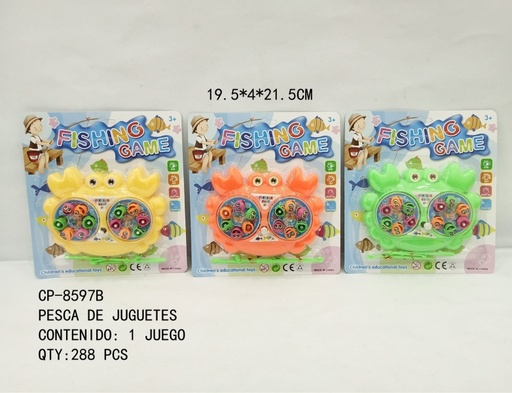 [CP-8597B[288PZS/CAJA]] [CP-8597B]PESCA DE JUGUETES 