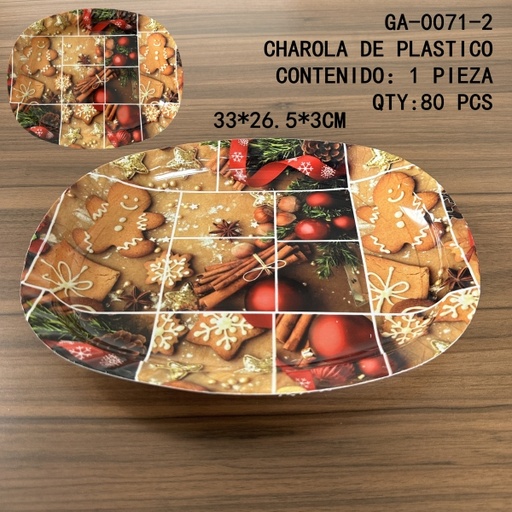 [GA-0071-2[80PZS/CAJA]] [GA-0071-2]CHAROLA DE PLASTICO 