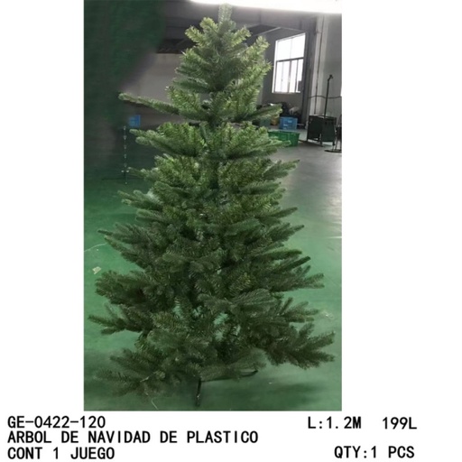 [GE-0422-120[1PZS/CAJA]] [GE-0422-120]ARBOL DE NAVIDAD DE PLASTICO 