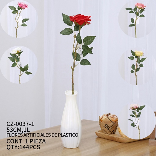 [CZ-0037-1[144PZS/CAJA]] [CZ-0037-1]FLORES ARTIFICIALES DE PLASTICO 