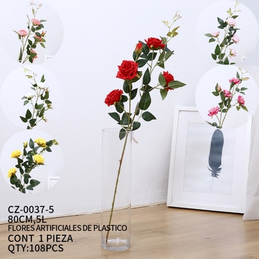 [CZ-0037-5[108PZS/CAJA]] [CZ-0037-5]FLORES ARTIFICIALES DE PLASTICO 