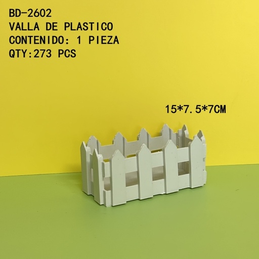 [BD-2602[273PZS/CAJA]] [BD-2602]VALLA DE PLASTICO 