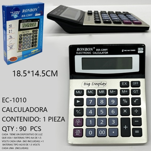 [EC-1010[90PZS/CAJA]] [EC-1010]CALCULADORA 