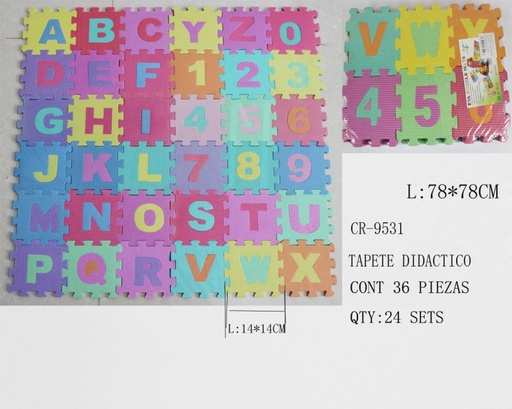 [CR-9531[24PZS/CAJA]] [CR-9531]TAPETE DE PLASTICO 