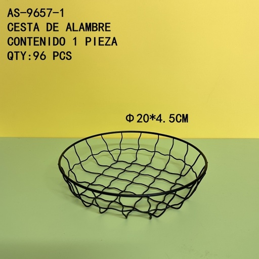 [AS-9657-1[96PZS/CAJA]] [AS-9657-1]CESTA DE ALAMBRE 