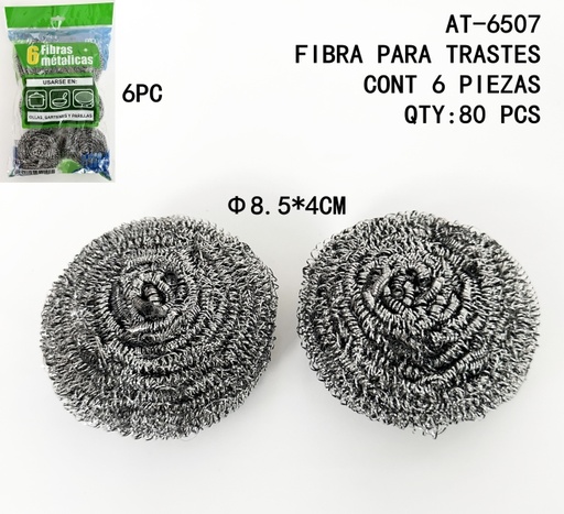 [AT-6507[80PZS/CAJA]] [AT-6507]FIBRA PARA TRASTES 