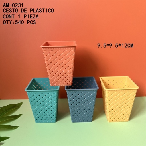 [AM-0231[540PZS/CAJA]] [AM-0231]CESTO DE PLASTICO 