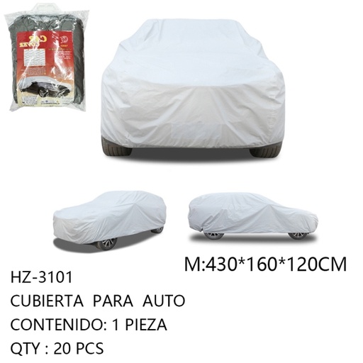 [HZ-3101[20PZS/CAJA]] [HZ-3101]CUBIERTA  PARA  AUTO 