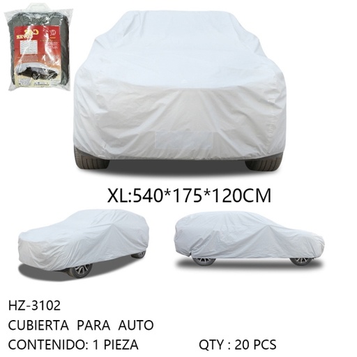 [HZ-3102[20PZS/CAJA]] [HZ-3102]CUBIERTA  PARA  AUTO 