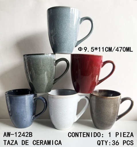 [AW-1242B[36PZS/CAJA]] [AW-1242B]TAZA DE CERAMICA 
