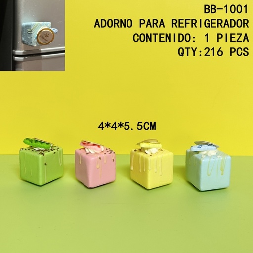 [BB-1001[216PZS/CAJA]] [BB-1001]ADORNO PARA REFRIGERADOR 