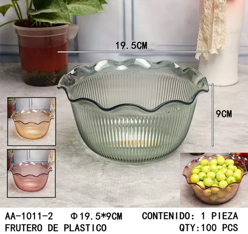 [AA-1011-2[100PZS/CAJA]] [AA-1011-2] FRUTERO DE PLASTICO 