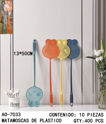 [AO-7033[400PZS/CAJA]] [AO-7033]MATAMOSCAS DE PLASTICO 