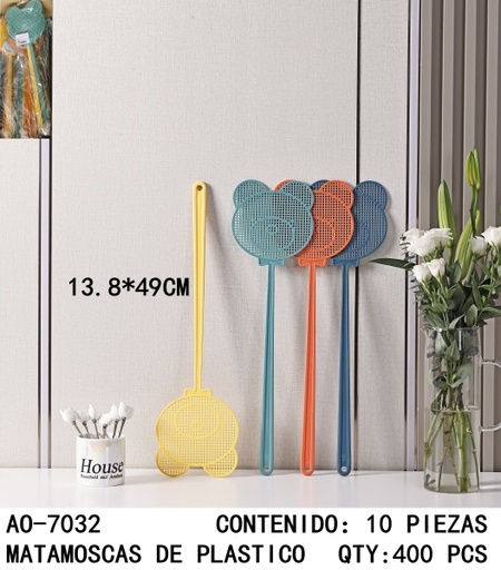 [AO-7032[400PZS/CAJA]] [AO-7032]MATAMOSCAS DE PLASTICO 