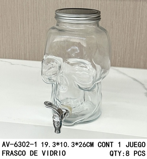 [AV-6302-1[8PZS/CAJA]] [AV-6302-1]FRASCO DE VIDRIO 