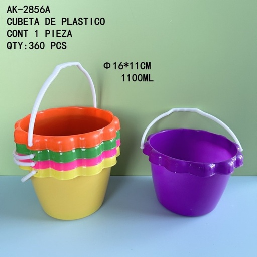 [AK-2856A[360PZS/CAJA]] [AK-2856A]CUBETA DE PLASTICO 