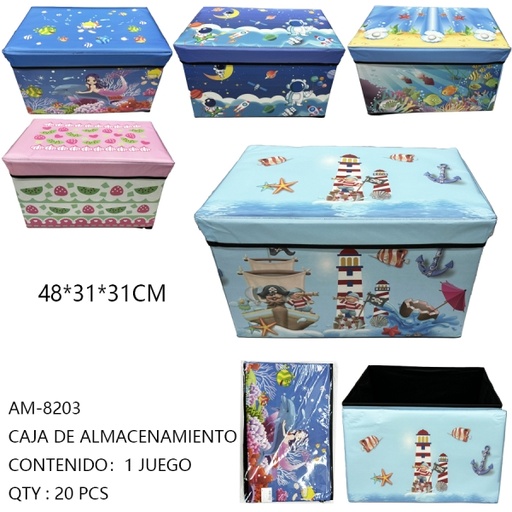 [AM-8203[20PZS/CAJA]] [AM-8203]CAJA DE ALMACENAMIENTO 