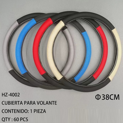 [HZ-4002 [60PZS/ CAJA]] [HZ-4002]CUBIERTA PARA VOLANTE 