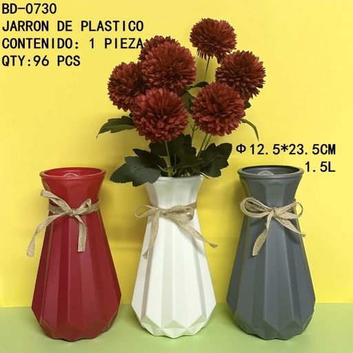 [BD-0730[96PZS/CAJA]] [BD-0730]JARRON DE PLASTICO 