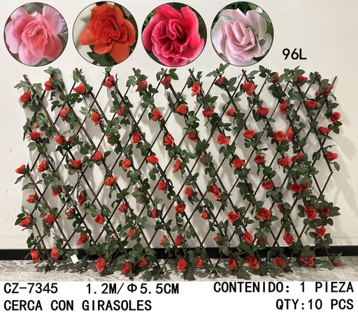 [CZ-7345[10PZS/CAJA]] [CZ-7345]CERCA CON GIRASOLES 