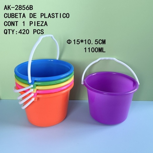 [AK-2856B[420PZS/CAJA]] [AK-2856B]CUBETA DE PLASTICO 