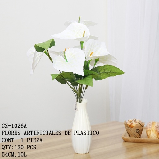 [CZ-1026A[120PZS/CAJA]] [CZ-1026A]FLORES ARTIFICIALES DE PLASTICO 