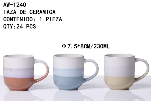 [AW-1240[48PZS/CAJA]] [AW-1240]TAZA DE CERAMICA 