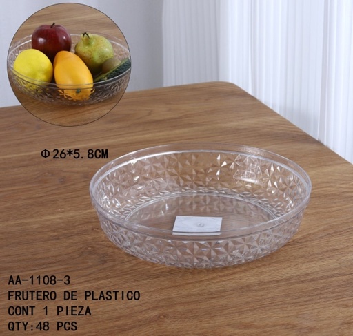 [AA-1108-3[48PZS/CAJA]] [AA-1108-3] FRUTERO DE PLASTICO 