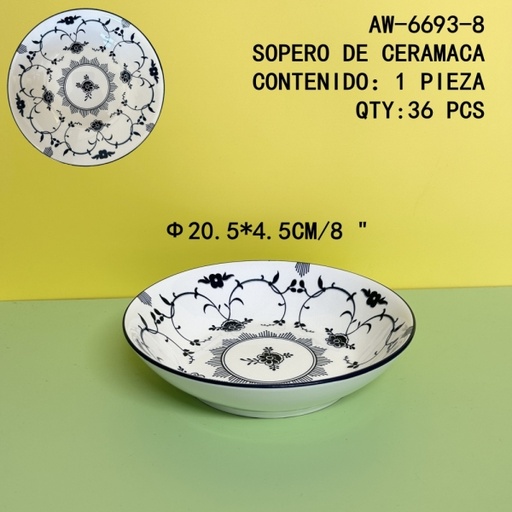 [AW-6693-8[36PZS/CAJA]] [AW-6693-8]SOPERO DE CERAMACA 