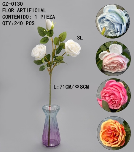 [CZ-0130[240PZS/CAJA]] [CZ-0130]FLOR ARTIFICIAL 