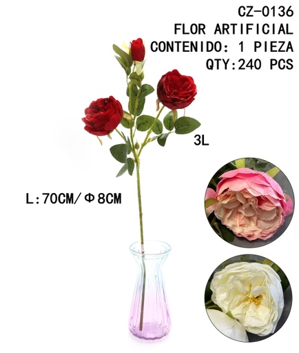 [CZ-0136[240PZS/CAJA]] [CZ-0136]FLOR ARTIFICIAL 