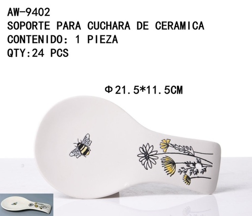 [AW-9402[24PZS/CAJA]] [AW-9402]SOPORTE PARA CUCHARA DE CERAMICA 