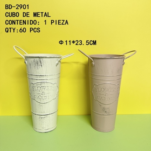 [BD-2901[60PZS/CAJA]] [BD-2901]CUBO DE METAL 