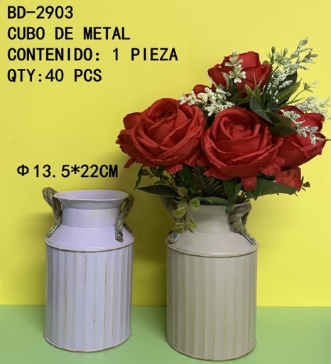 [BD-2903[40PZS/CAJA]] [BD-2903]CUBO DE METAL 