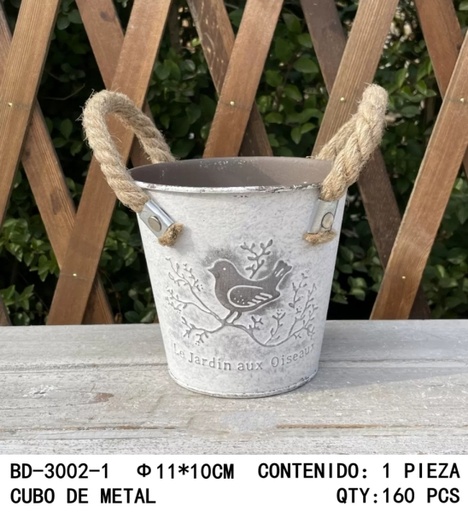 [BD-3002-1[160PZS/CAJA]] [BD-3002-1]CUBO DE METAL 