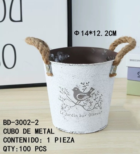 [BD-3002-2[100PZS/CAJA]] [BD-3002-2]CUBO DE METAL 