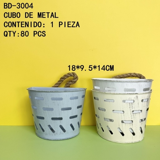[BD-3004[80PZS/CAJA]] [BD-3004]CUBO DE METAL 