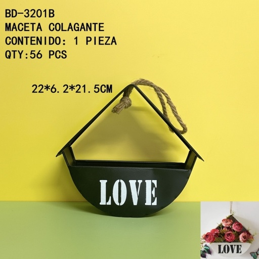 [BD-3201B[56PZS/CAJA]] [BD-3201B]MACETA COLAGANTE 