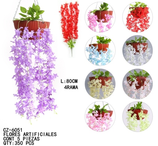 [CZ-6051[350PZS/CAJA]] [CZ-6051]FLOR ARTIFICIAL 